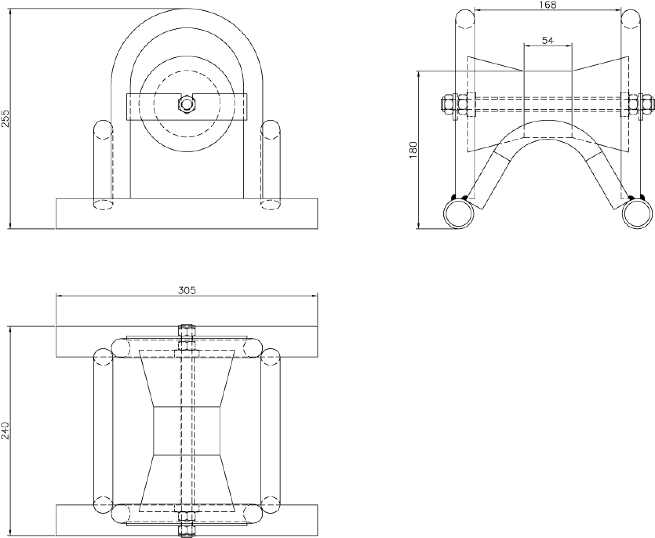 Bridge Type Cable Laying Roller