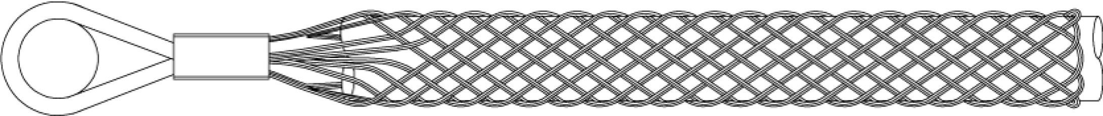 Flexible & Thimble Eye Cable Grips - Single Eye